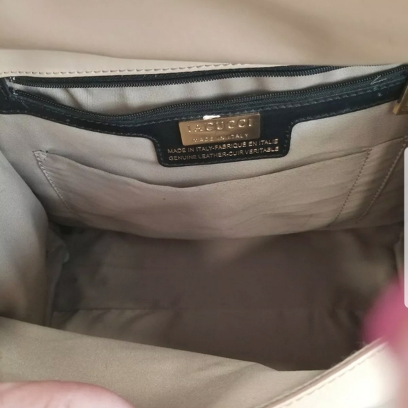 SOLD! Iacucci top handle Leopard Pony Hair/ Pink with Black Trim leather handbag - Picture 6 of 9